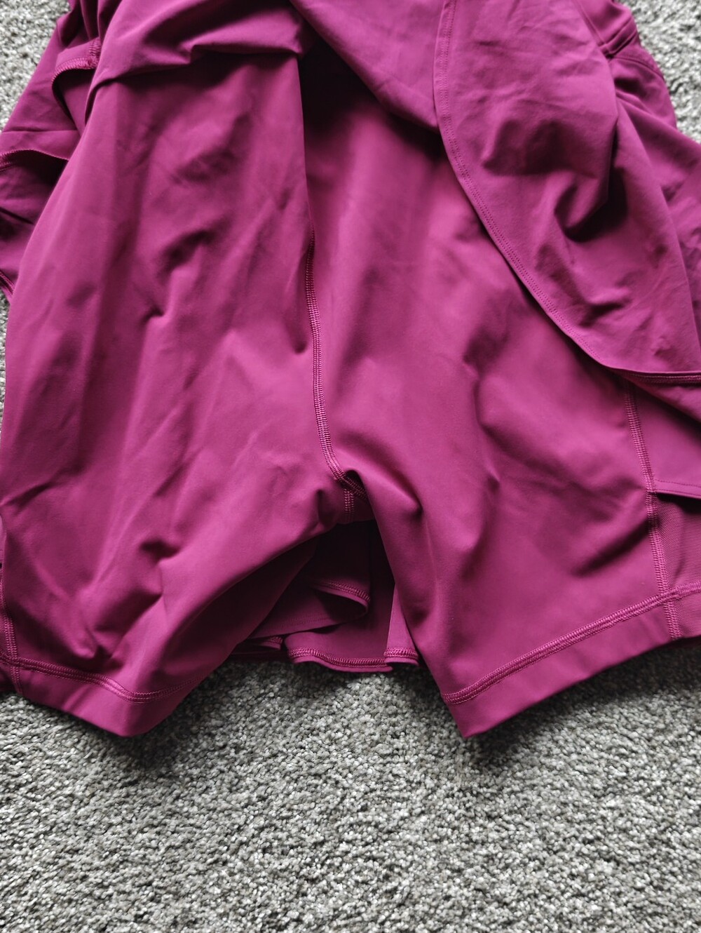 Lululemon Everlux Short-Lined Tennis Tank Top Dress 8" Magenta Purple - Picture 6 of 12